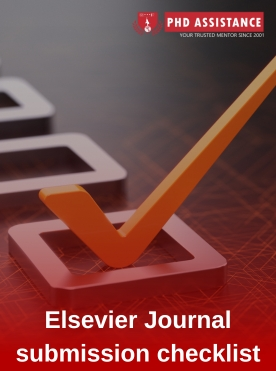 Elsevier Journal submission checklist