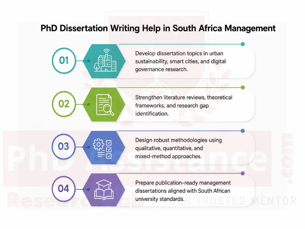 PhD chapter-wise dissertation help in South Africa